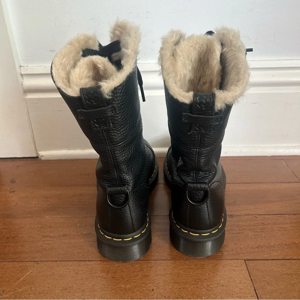 Dr. Martens Black Combat Boots - Picture 11 of 16